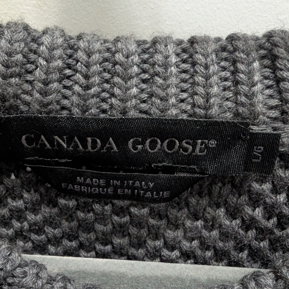 Canada Goose Charcoal Men’s Cowl Sweater